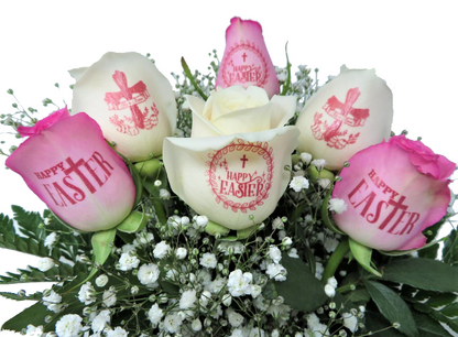 6 Roses - Happy Easter Bouquet