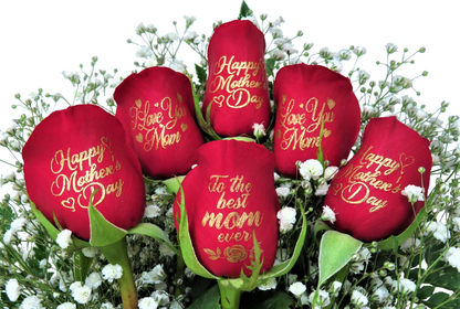6 Red Roses - Happy Mother's Day Bouquet
