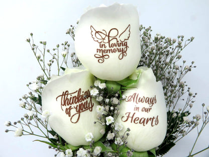 3 Rose "In Loving Memory" Bouquet